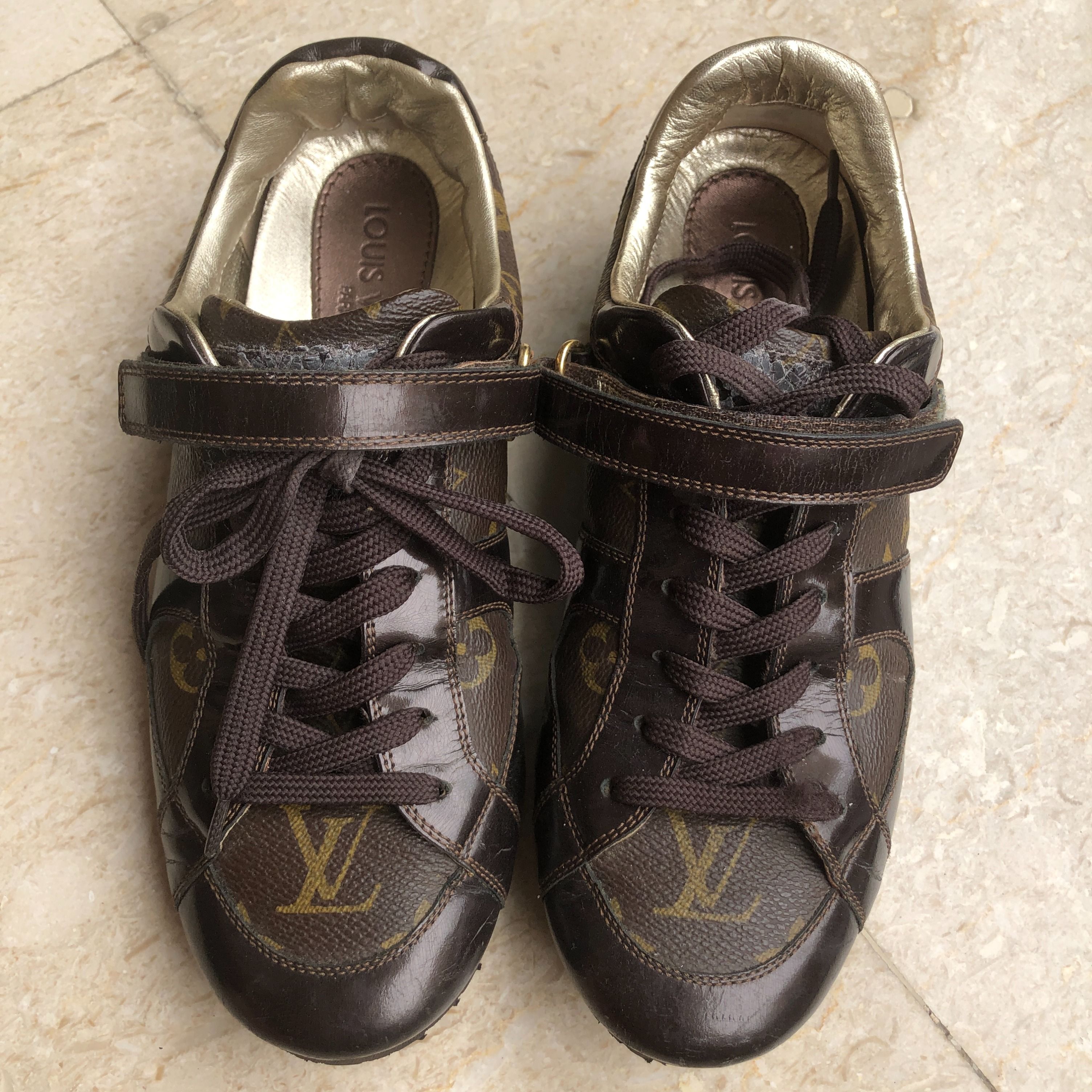 LOUIS VUITTON SANDALS, Luxury, Sneakers & Footwear on Carousell