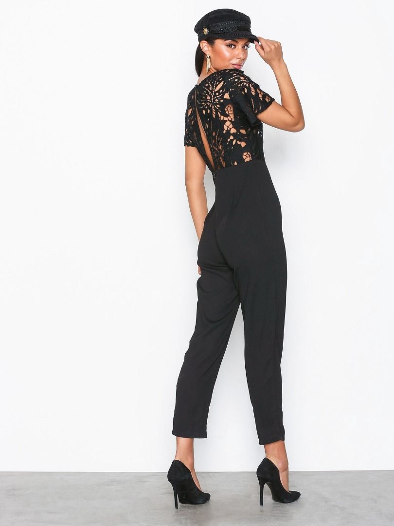 Love triangle best sale lace jumpsuit