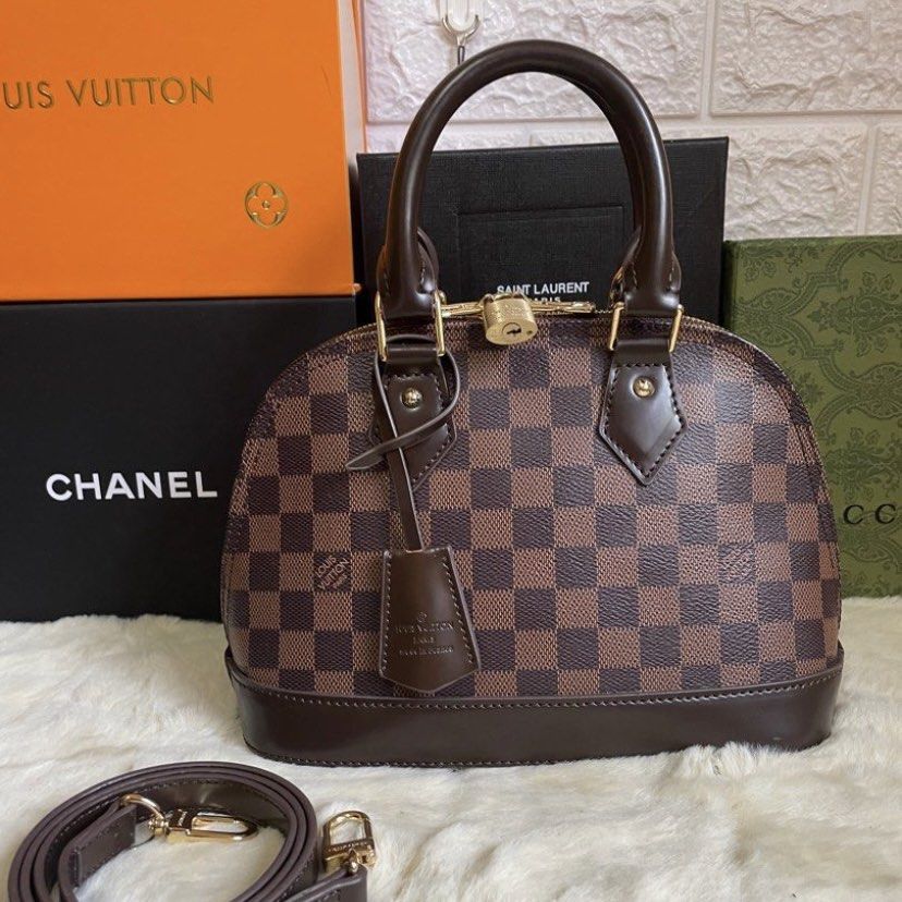 LV Alma BB with date code, Luxury, Bags & Wallets on Carousell