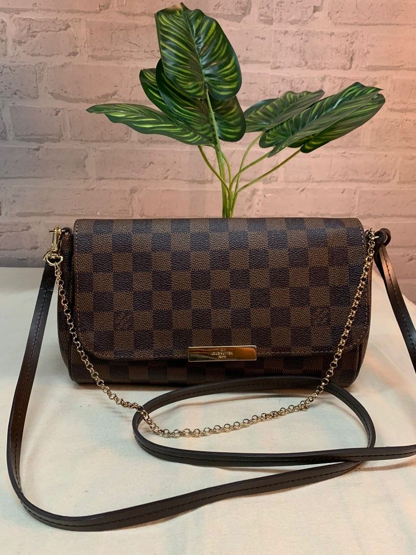 Lv favorite MM damier azur canvas, Luxury, Bags & Wallets on Carousell