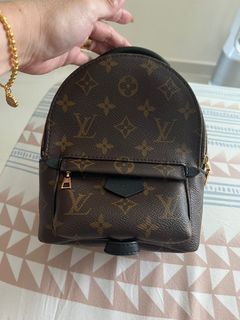 Which Lv palm spring backpack is real? #LOUISVUITTON