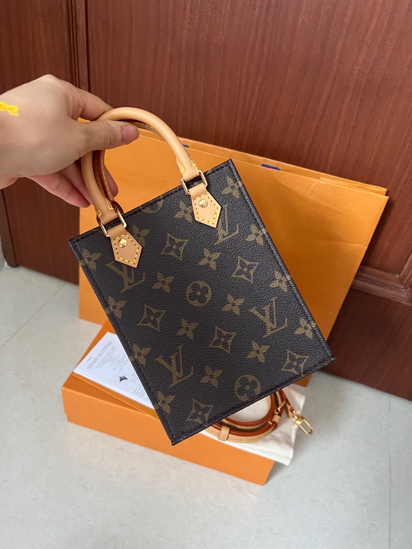 LV Sac Plat GM, Luxury, Bags & Wallets on Carousell