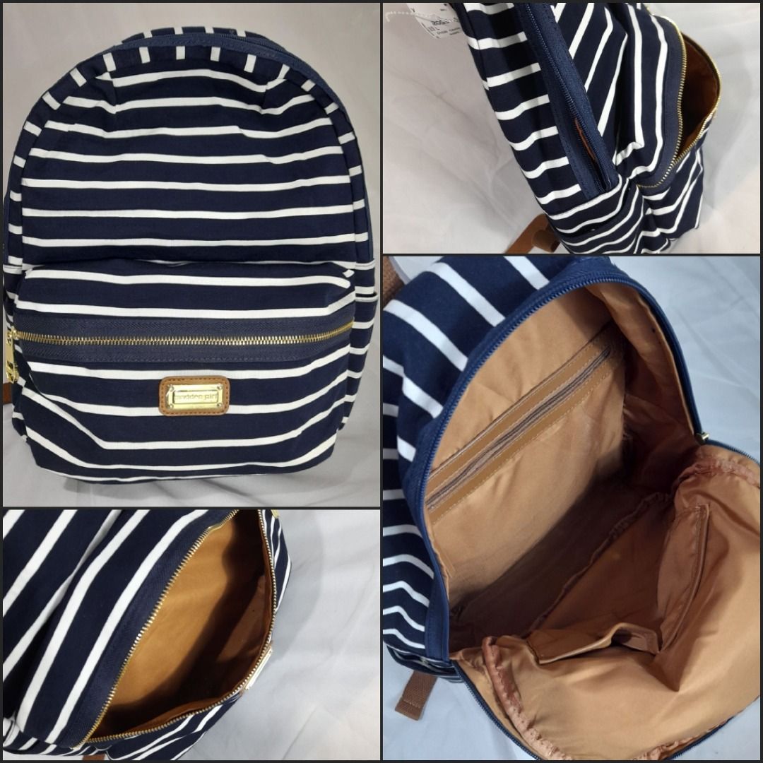 Steve madden navy blue backpack hot sale