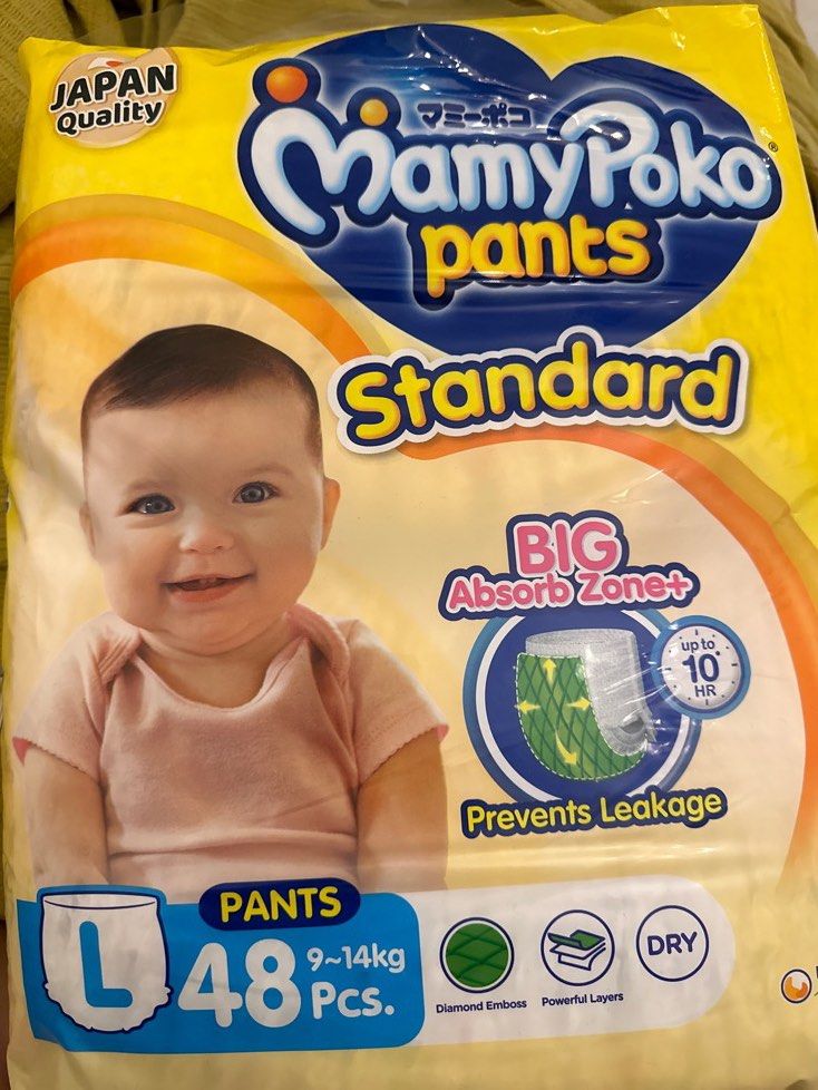 Buy MamyPoko Pants Extra Absorb Diaper - Large Size, Pack of 82 Diapers (L-82)  for Kids & MamyPoko Pants Standard Diaper - Large size (Pack of 30),Clear  Online at Low Prices in