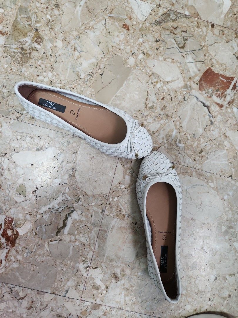 MARKS AND SPENCER WOMEN S LEATHER FLATS Women s Fashion Footwear