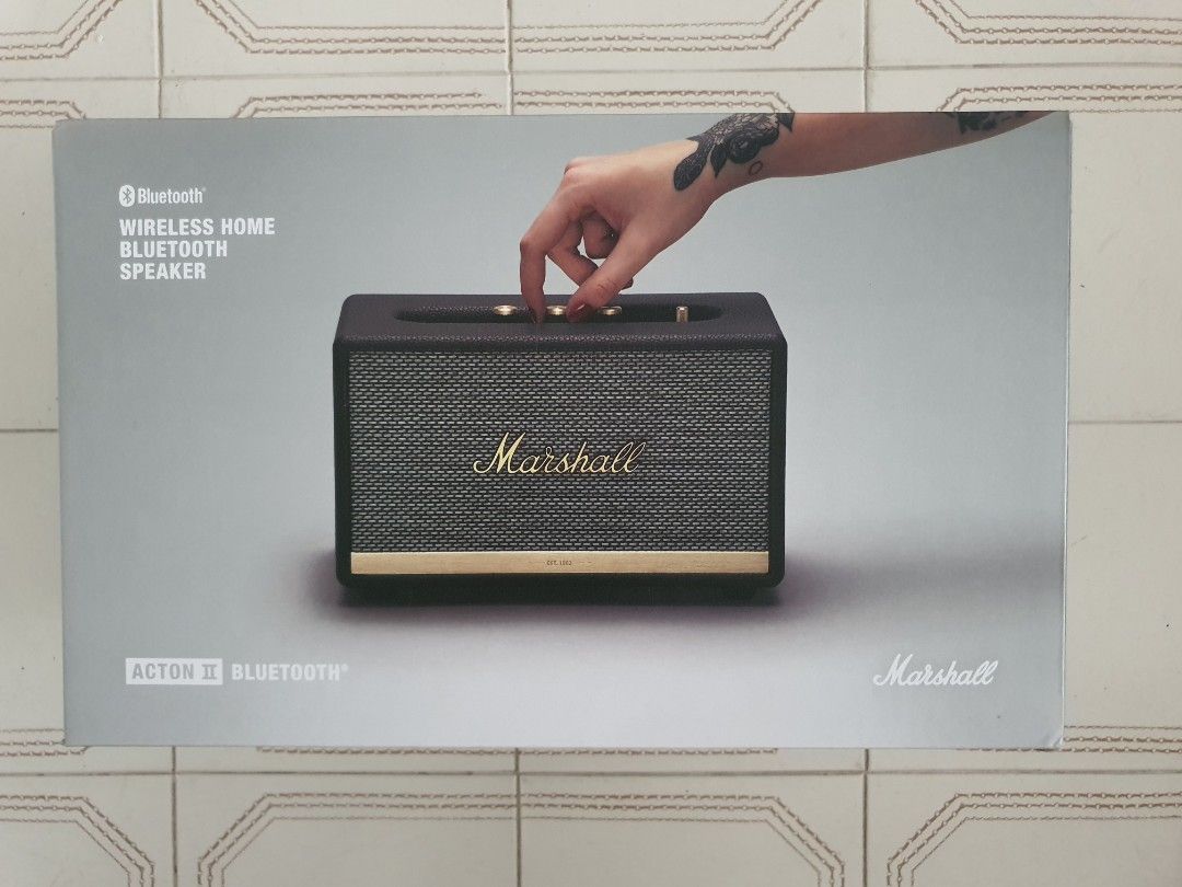 Marshall Action II Wireless Home Bluetooth Speaker, Audio, Soundbars ...