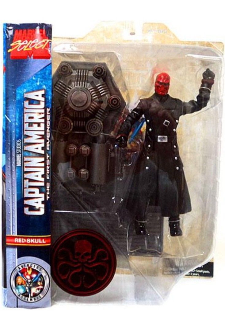 Marvel select red skull top