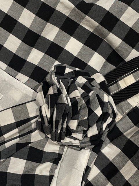 Max mara black sales and white dress