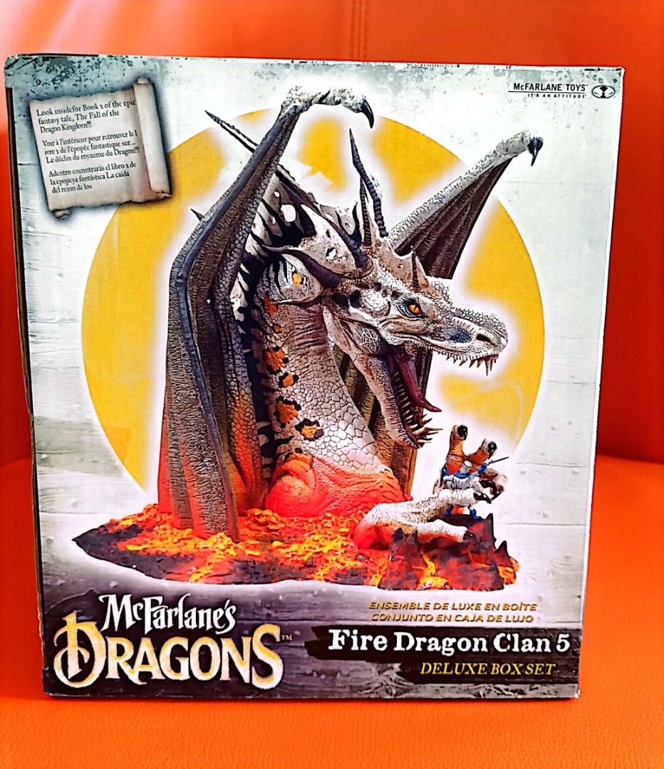 McFarlane's Dragons Fire Dragon Box set Clan 5 Fall of The Dragon ...
