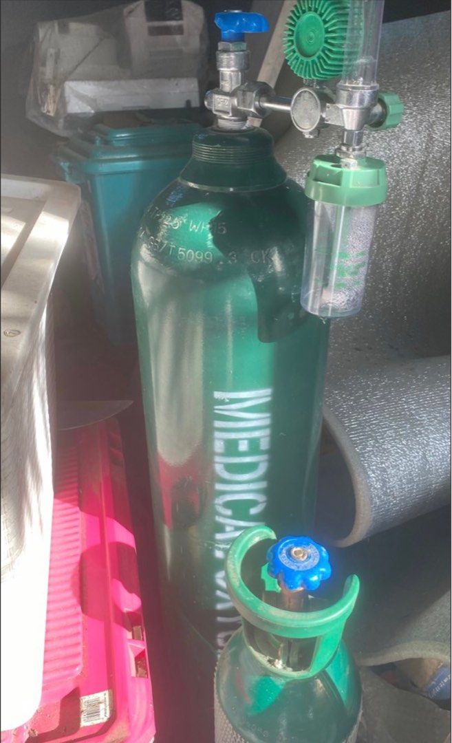 Medical Oxygen 50lbs (Category: Medical Supplies & Tools) located in Cavite. Submitted by sellsale.project (Listing ID 1238141709, Image 2). Description: 50lbs like new With respirator Pickup or via lalamove booking Selling low price 50 lbs available 20 lbs sold .