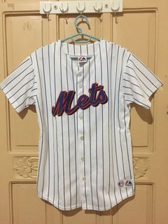 Vintage Majestic MLB New York Mets Johan Santana #57 Jersey Size 48.