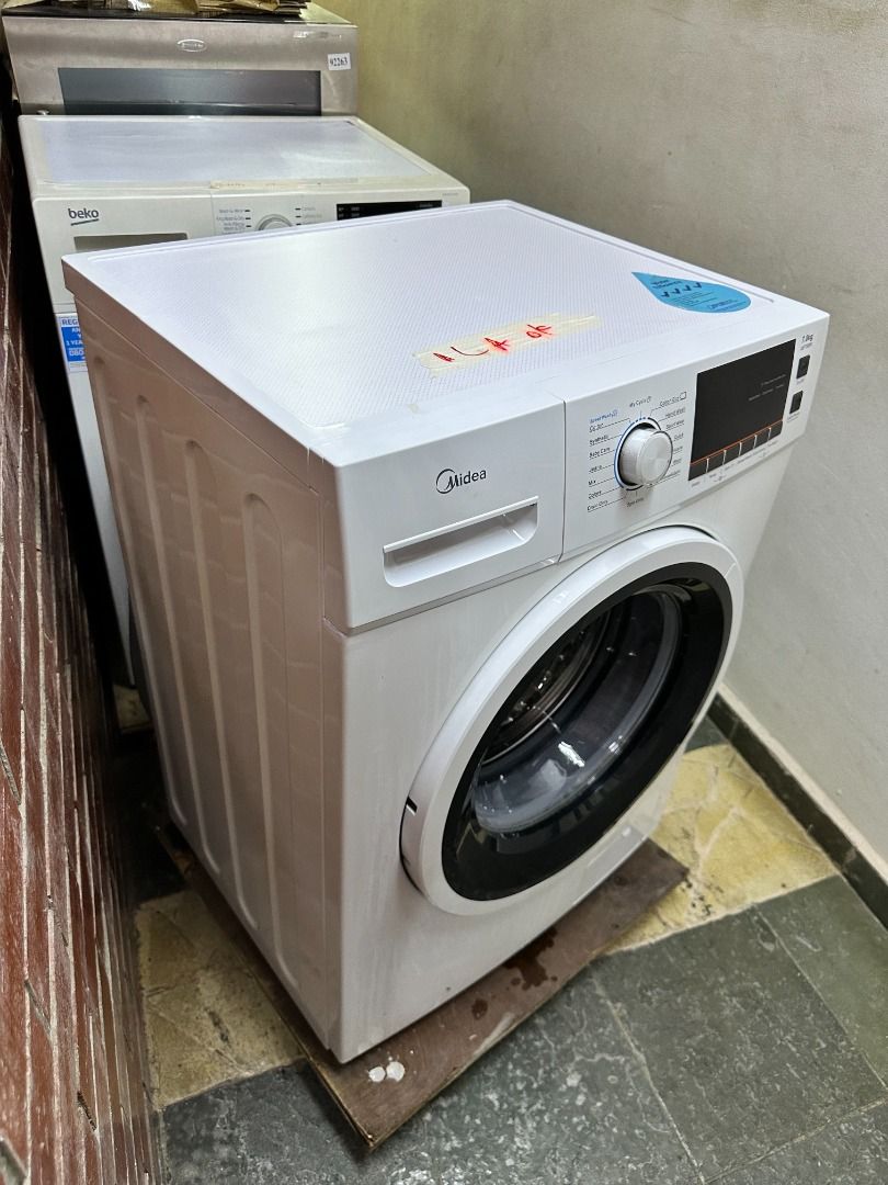 Midea 7KG Front-Loader Washing Machine MF768-1, TV & Home Appliances ...