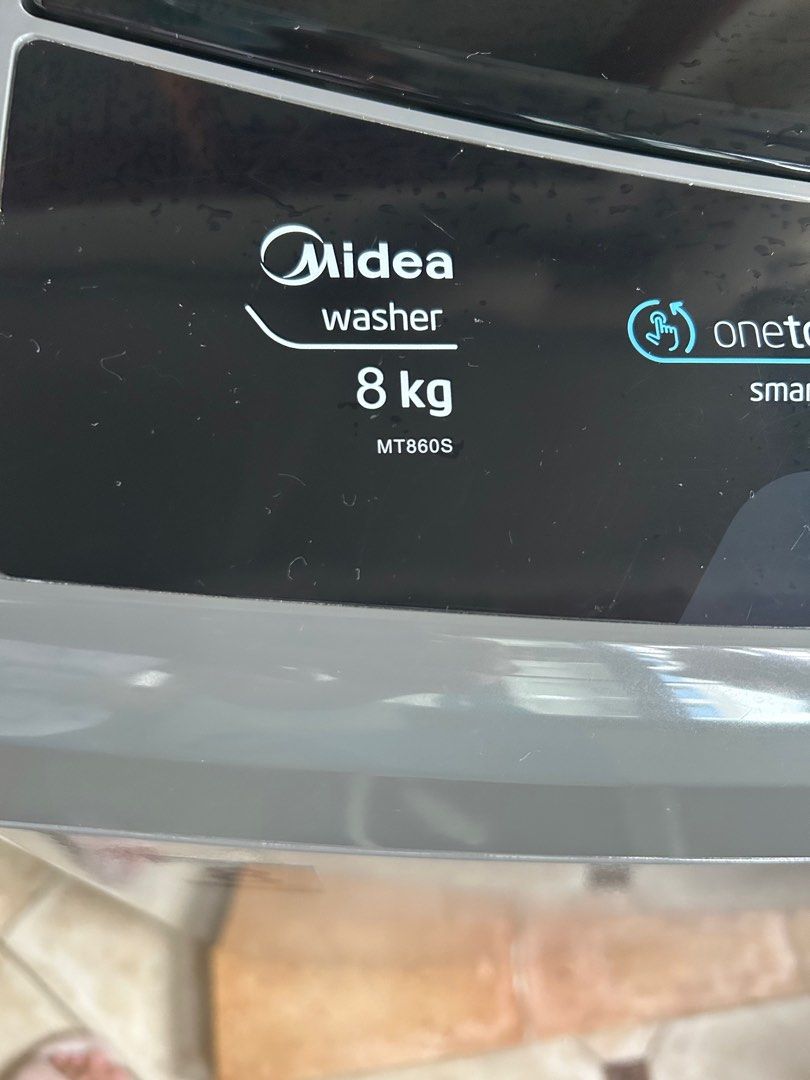 Midea Washing Machine Model MT860S, TV & Home Appliances, Washing