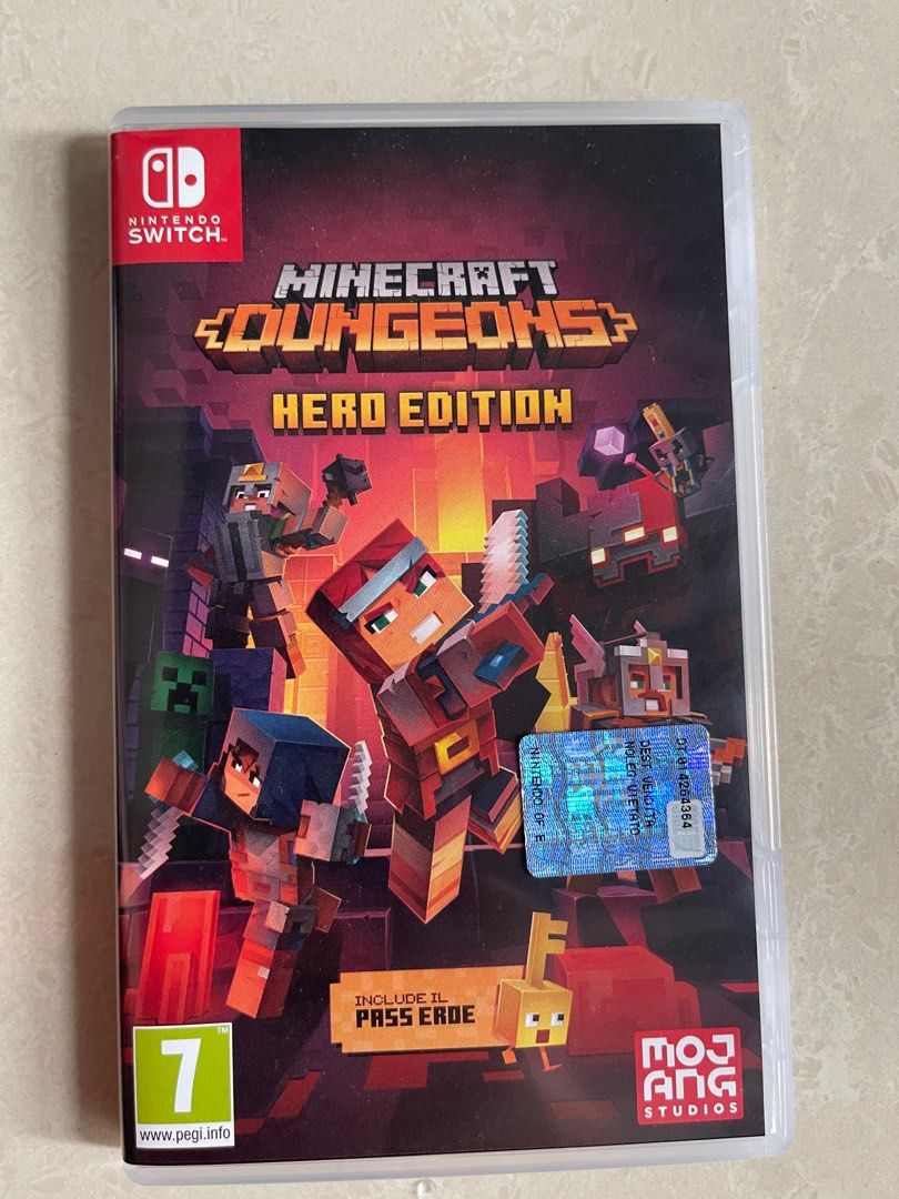 Minecraft Dungeons Hero Edition Video Gaming Video Games Nintendo On Carousell 3337