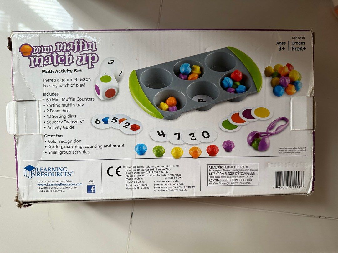 Mini muffin sale match up game
