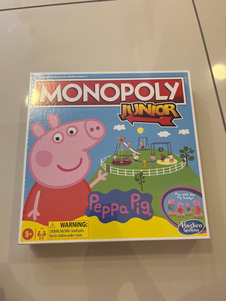 Monopoly Junior Peppa Pig Hasbro Gaming, Hobbies & Toys, Toys & Games on Carousell
