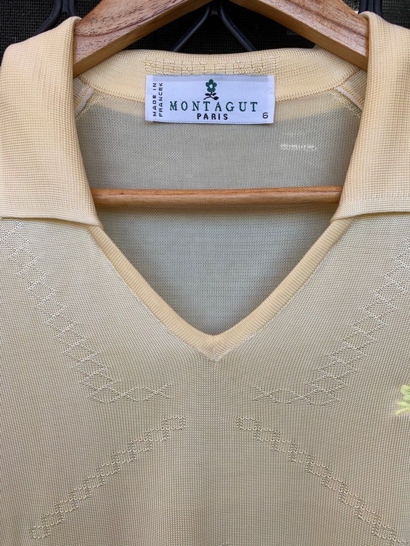 Montagut Poloshirt (Category: Tshirts & Polo Shirts ) located in Manila. Submitted by patrickbateman_ (Listing ID 1238116489, Image 2). Description: Montagut V-neck Polo Shirt Good condition, no issues Width 20” Length 26.5” Shoulders 17. Sleeves 10” ₱500 only.