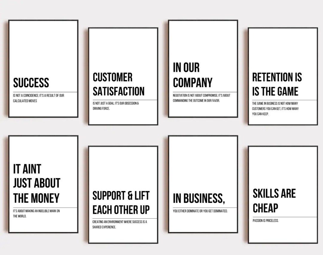 Motivational Office Decor Bundle 15 Printable Wall Art Pieces