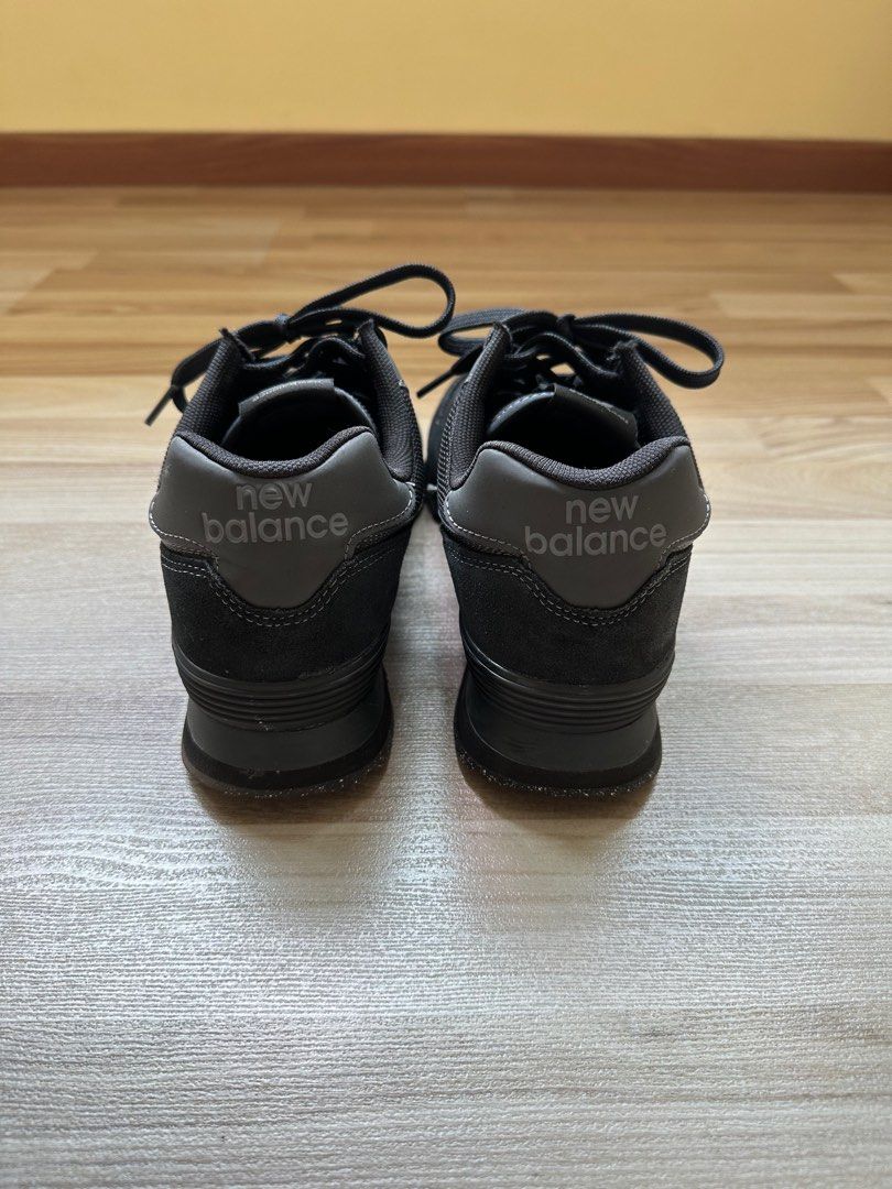 New Balance 574 Triple Black US10
