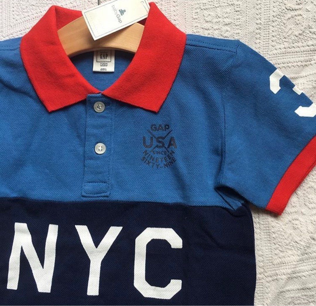 NEW Boys Polo Shirt GAP 3y FREE Postage Babies Kids Babies