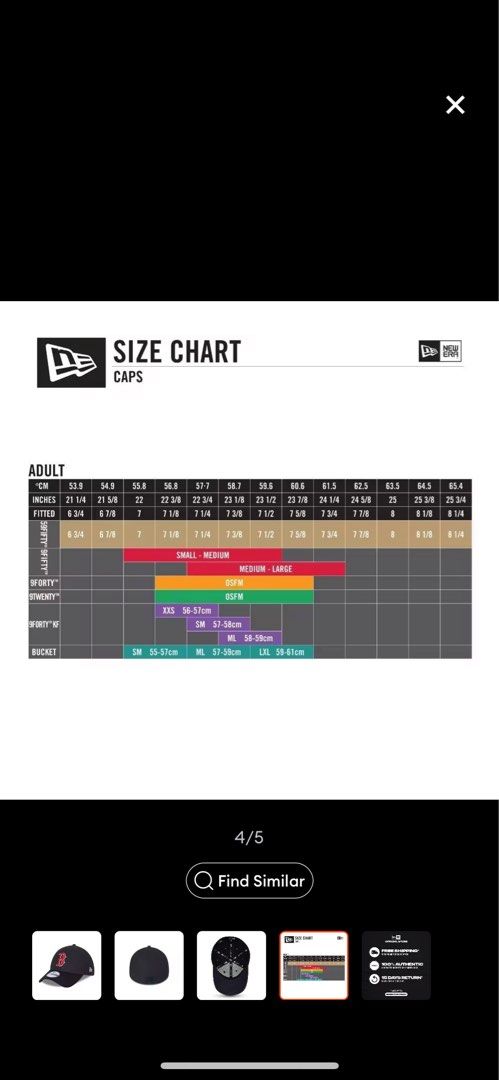New era thirty nine thirty size chart best sale