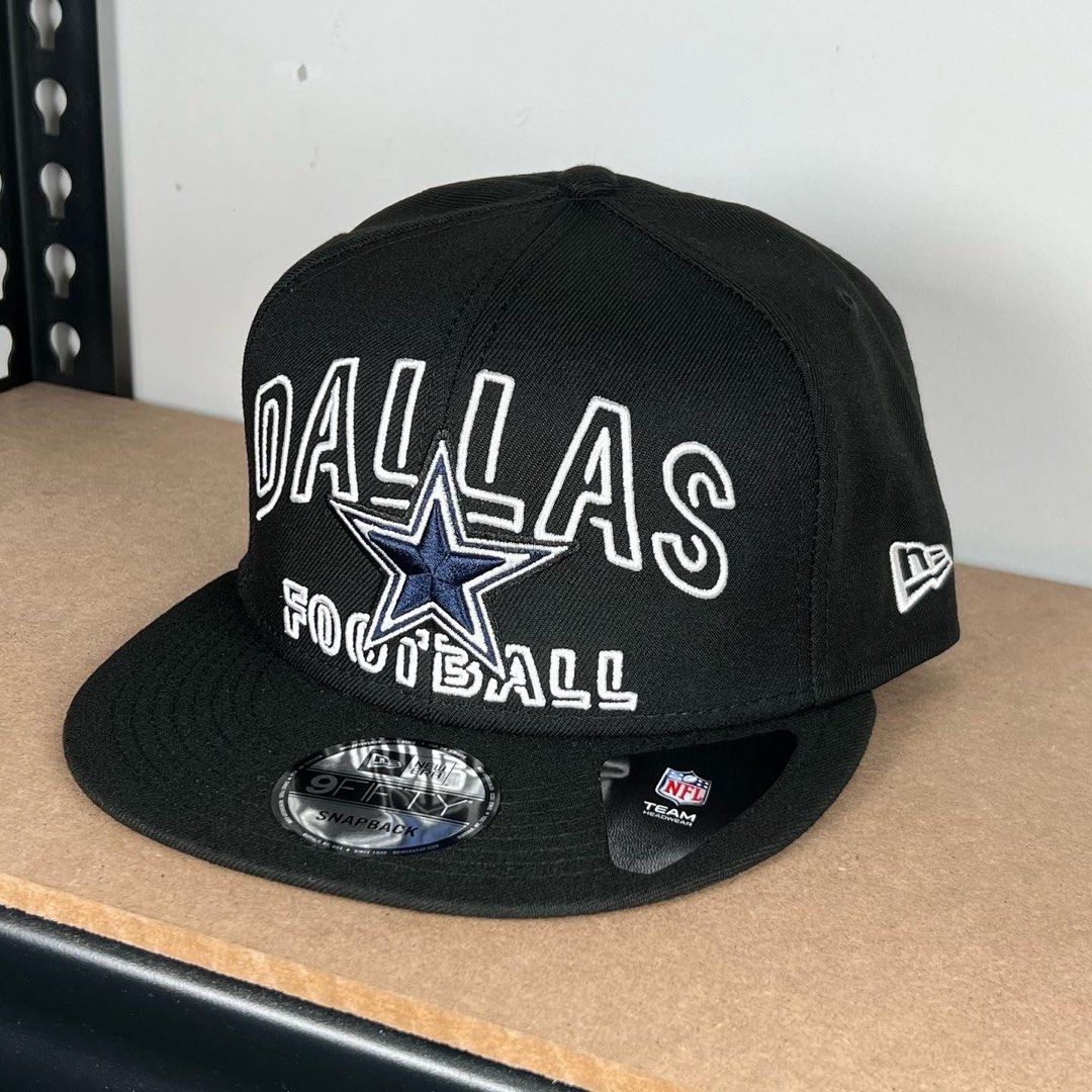 New Era Dallas Cowboys 9Fifty Script Navy Adjustable Snapback Hat