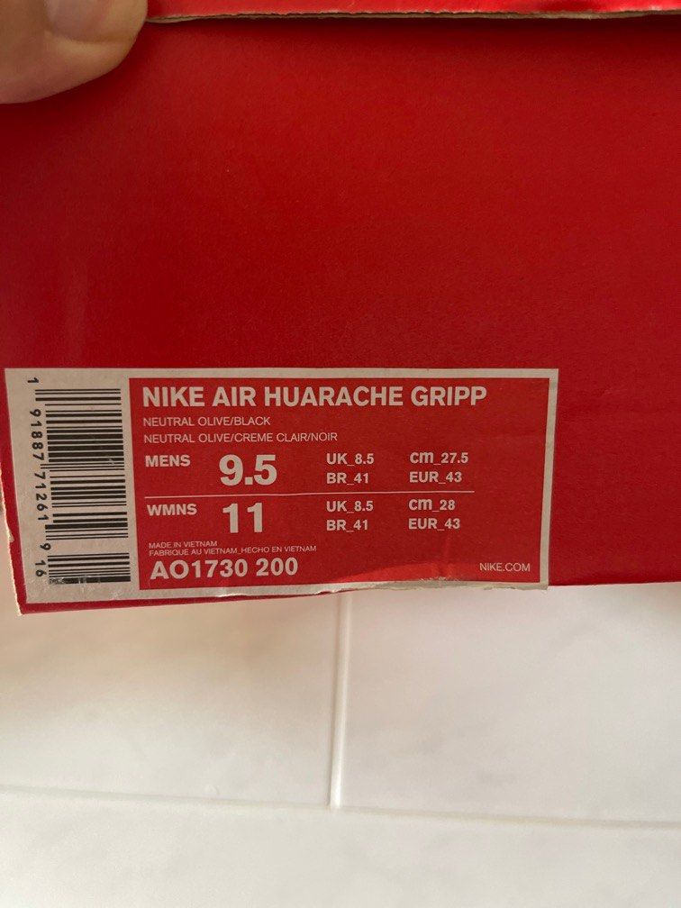 nike air huarache gripp men's shoe