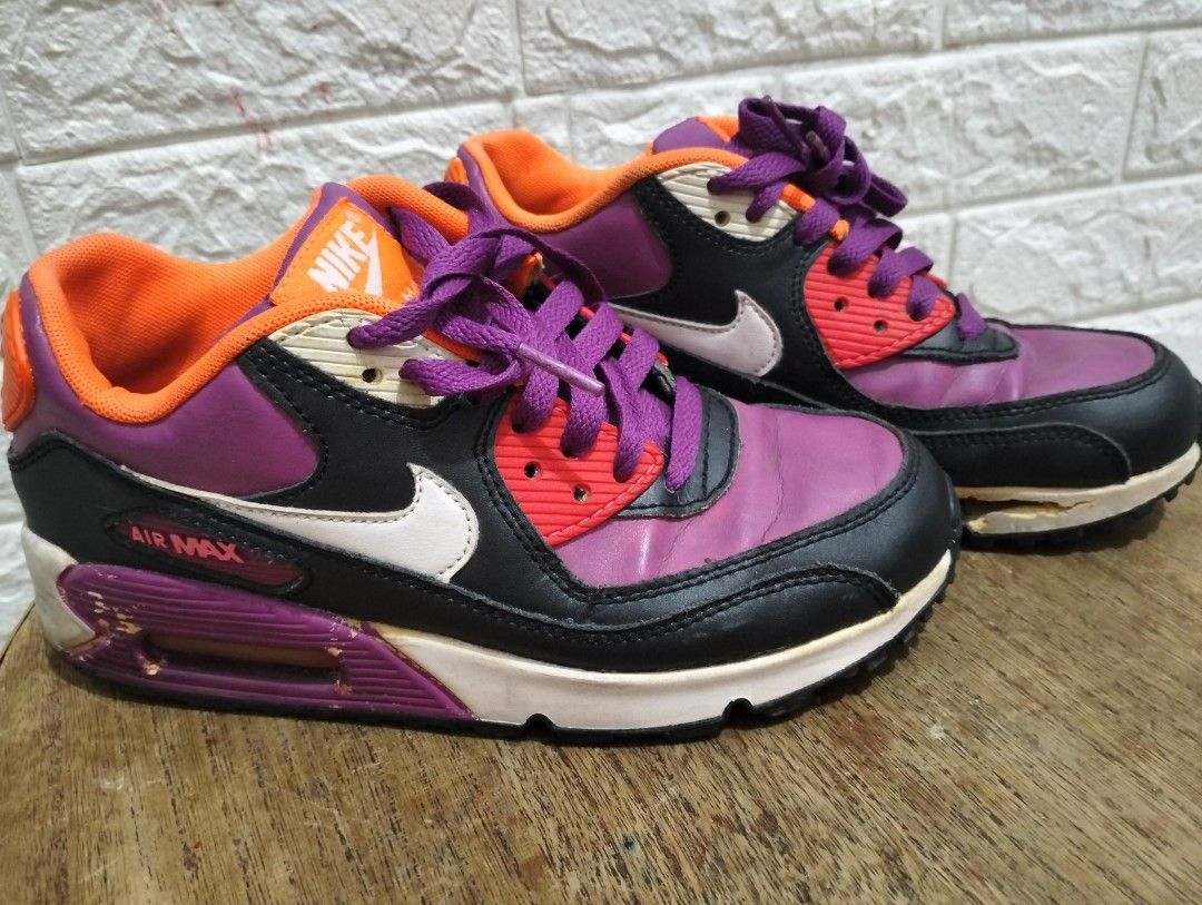 black purple nike air max
