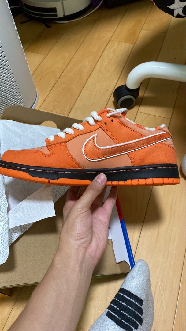 Nike sb dunk low orange lobster us9.5, 男裝, 鞋, 波鞋- Carousell