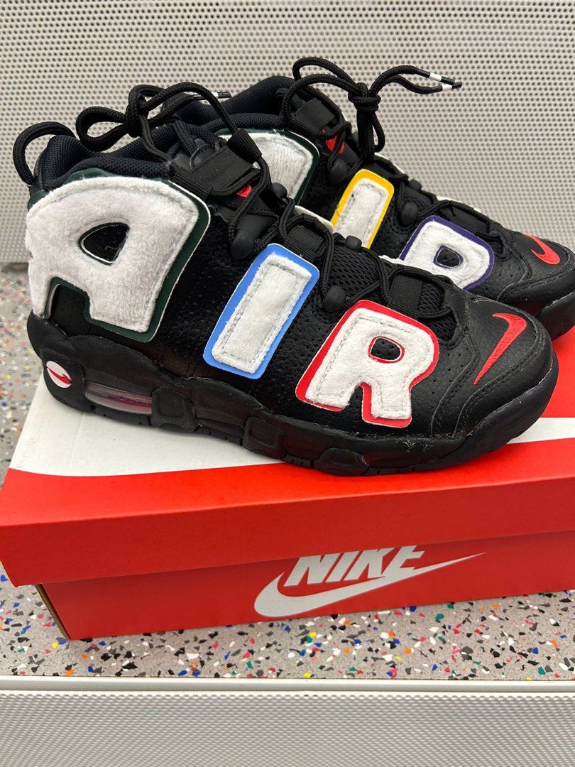 Nike uptempo Big Air GS kids basketball shoe Men s Fashion