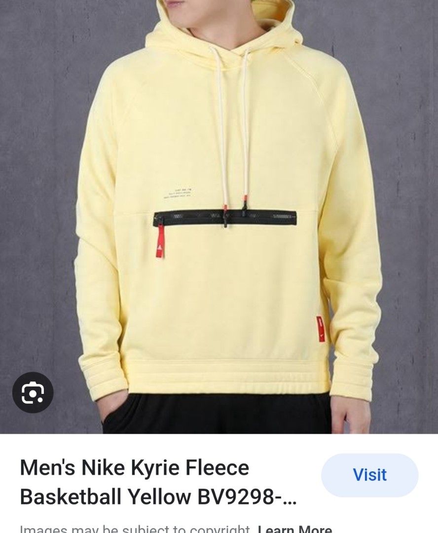 Nike x kyrie Irving fleece hoodie, Men's Fashion, Coats, Jackets and  Outerwear on Carousell