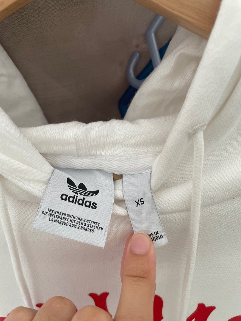 Adidas v day trefoil top hoodie