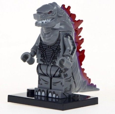 Lego godzilla minifigure deals