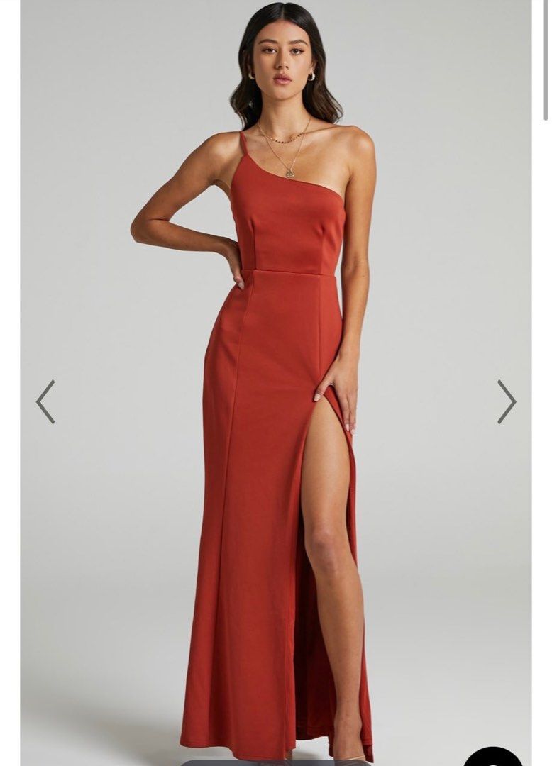 one sleeve maxi dress