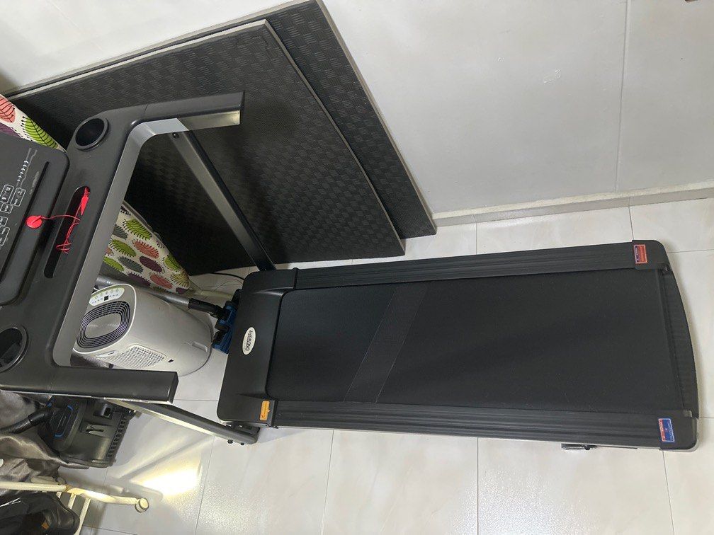 Folding Treadmill with Incline 2.5HP 12KM/H Electric Treadmill for Home Foldable, Bluetooth Music Cup Holder Heart Rate Sensor Walking Running Machine for Indoor Home Gym Exercise Fitness main image 1