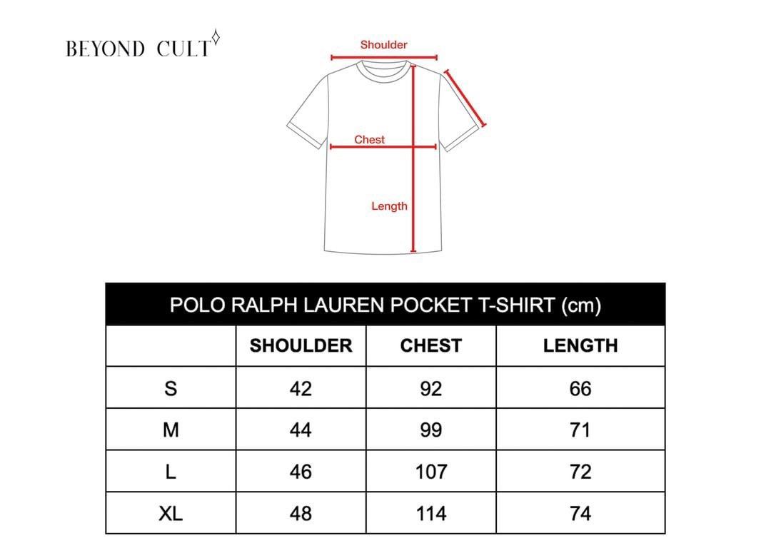 Polo ralph lauren outlet t shirt size chart