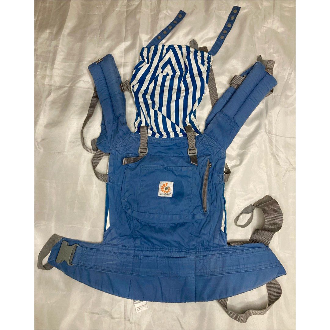 Original Ergobaby Beach House in Blue Baby Carrier Babies Kids