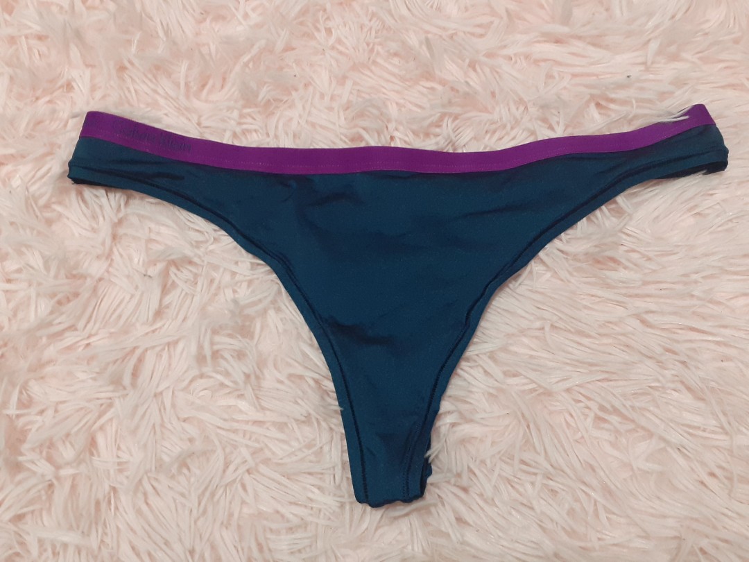 Ck Cotton Thong 001 Black main image 1