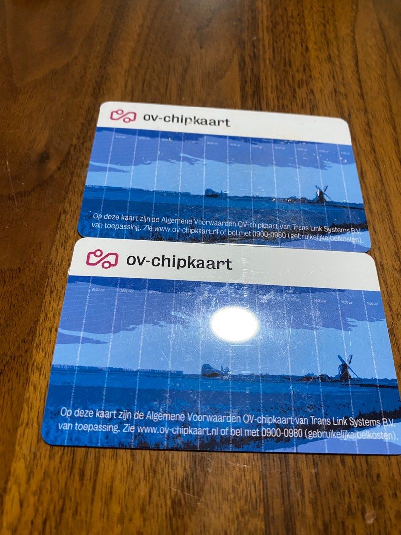 Ov chipkaart travelCard for netherlands (with value!), Hobbies & Toys