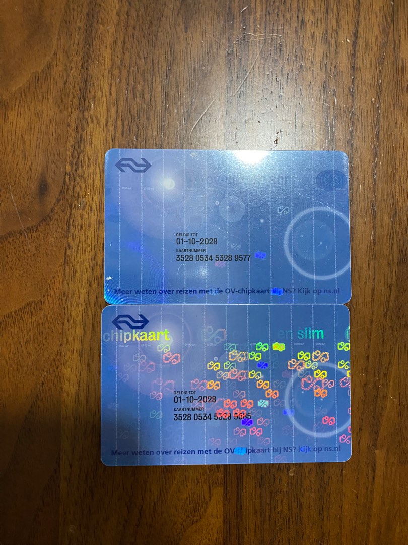 Ov chipkaart travelCard for netherlands (with value!), Hobbies & Toys