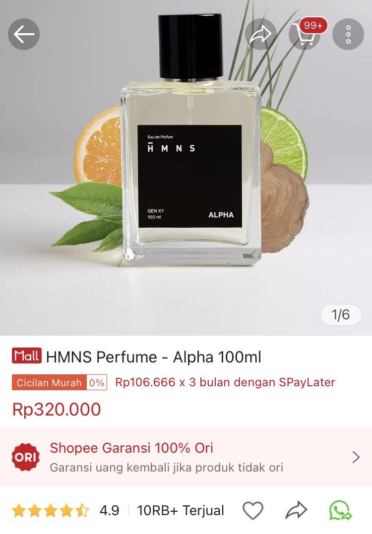 Parfum best sale hmns alpha