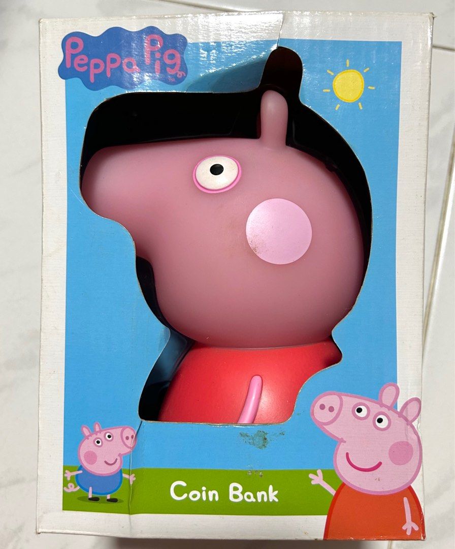 Peppa pig coin bank Hobbies Toys Toys Games on Carousell