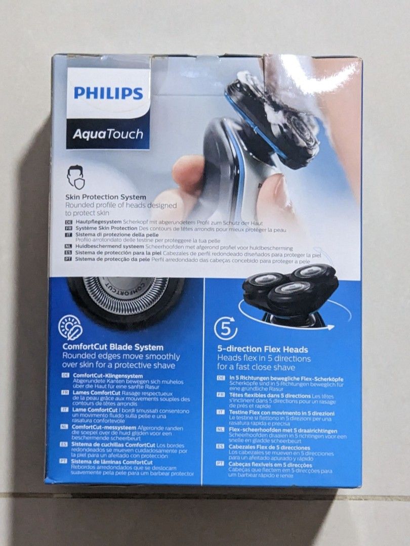 Philips AquaTouch shaver (New), Beauty & Personal Care, Men's Grooming ...
