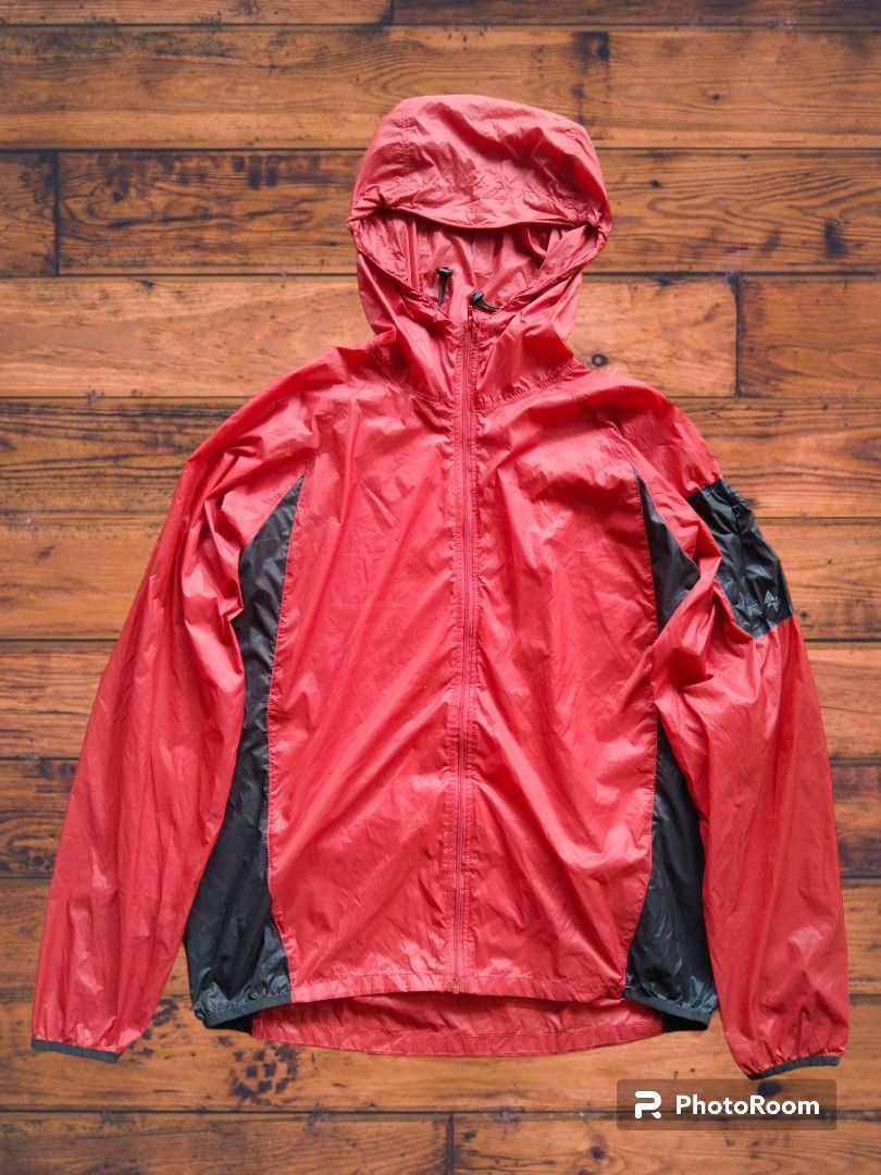 Plain red on sale windbreaker
