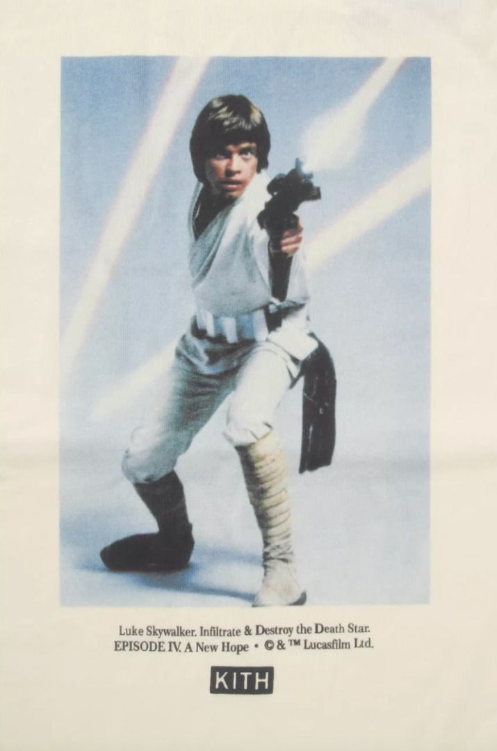 先着 STAR WARS | Kith Luke Poster Vintage Tee - トップス