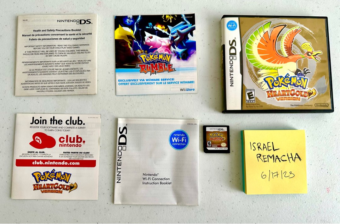Pokemon Heart Gold, Video Gaming, Video Games, Nintendo on Carousell