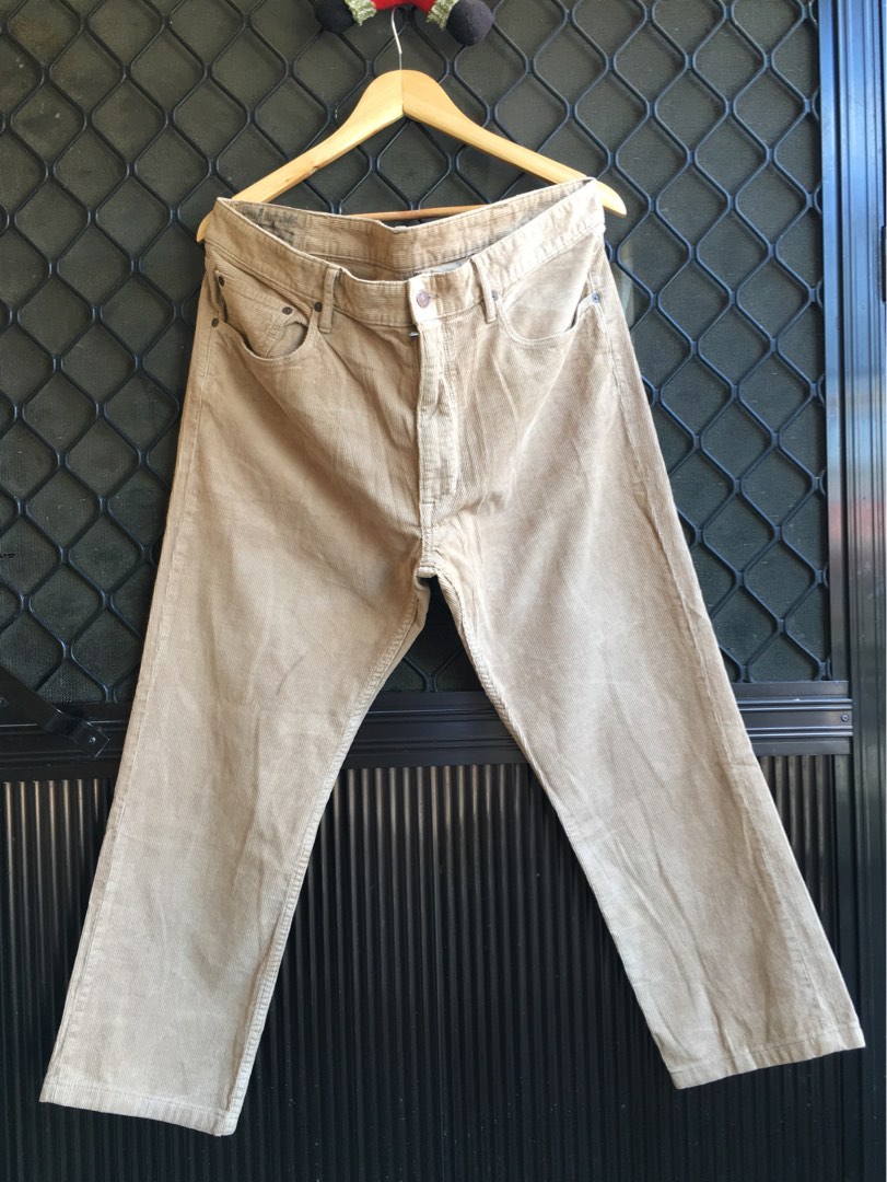 Ralph Lauren POLO by Ralph Lauren Corduroy Pants Men's W33 cotton brown type Vintage Second Hand