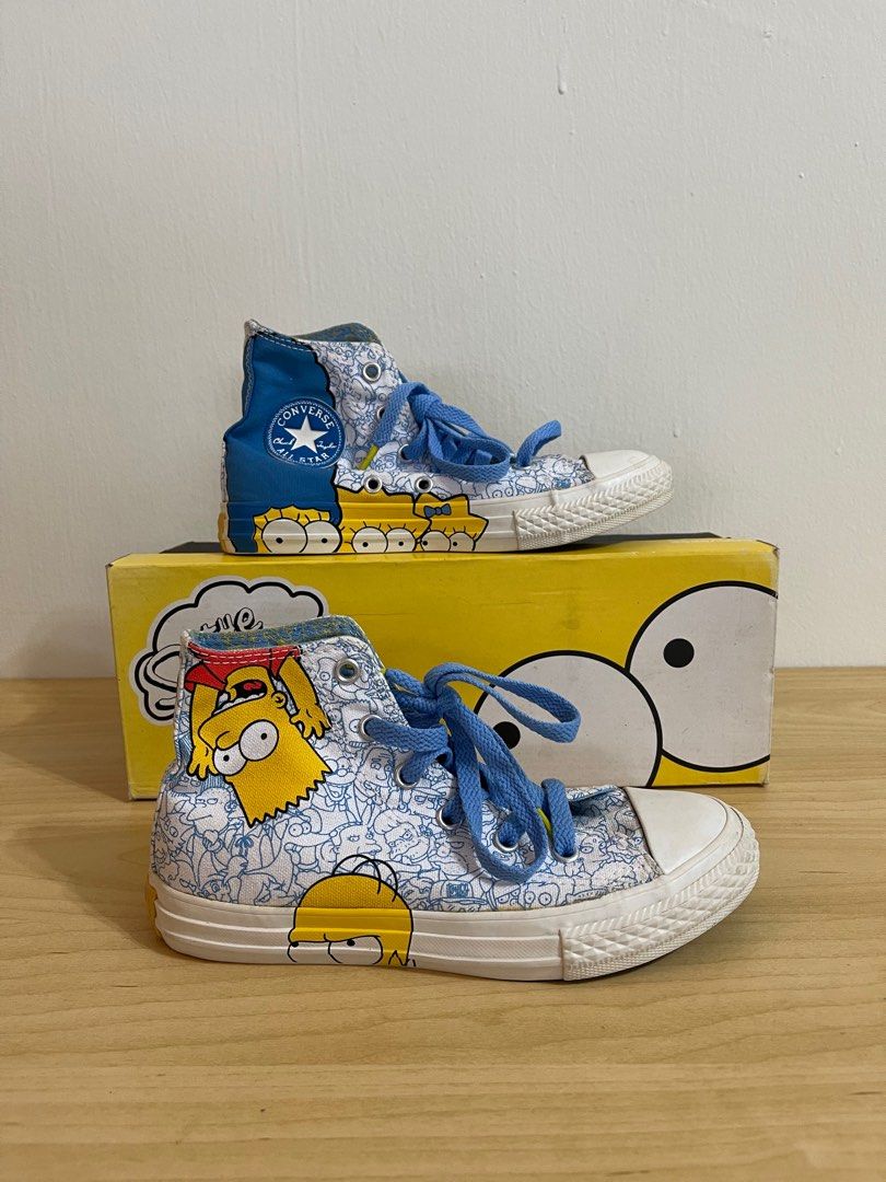 Pre loved Converse The Simpsons CT HI Junior EUR 32 UK 13.5 US 1