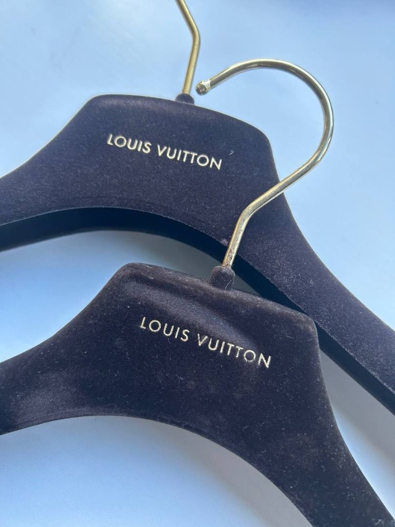Pre Owned Vintage Louis Vuitton Brown Velvet Hanger