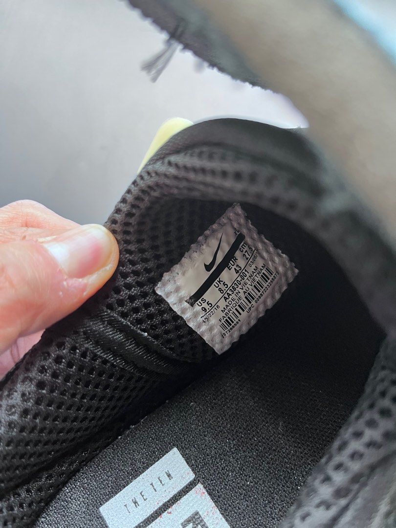 Off white sales presto size tag